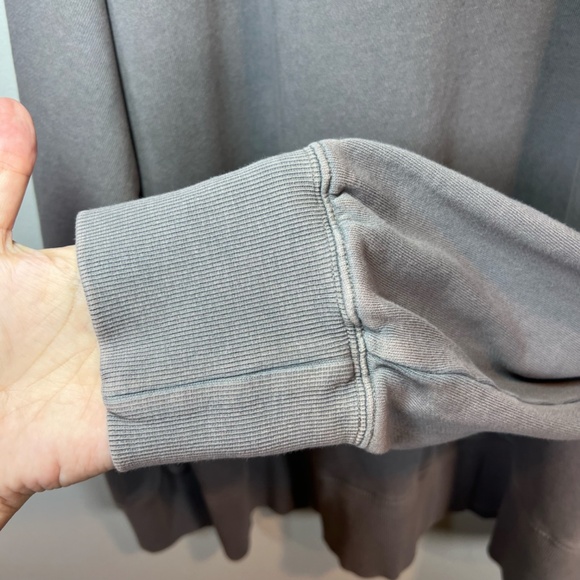 Goodfellow & Co Mens French Terry Crew Neck Cotton Sweatshirt Distressed Gray XL - Picture 5 of 12